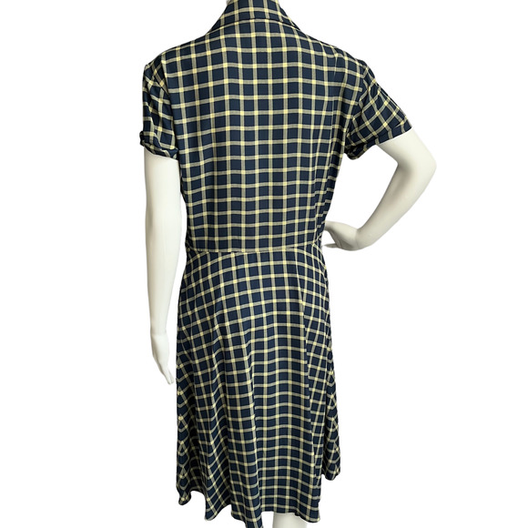 Ralph Lauren Collection Purple Label Light Academia Silk Dress Womwn Size 10 - Picture 6 of 16